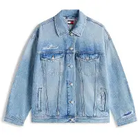 Tommy Hilfiger Oversized Trucker Jacket Denim Light Taglia: XS | Giacche di jeans Outlet | Donna | Blu