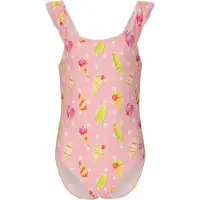 ZigZag Kid's Carly Swimsuit Costume intero Bambini (116, fuchsia)