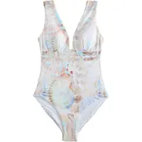 Next Costume intero blu chiaro / marrone / lilla / albicocca