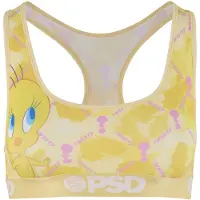 PSD Reggiseno sportivo 'Tweety Lux' giallo / giallo chiaro / orchidea / bianco