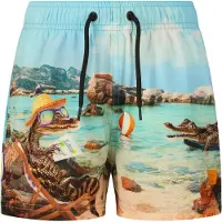 ZigZag Kid's Sealife Boardshorts Pantaloncini Bambini (92, variopinto)