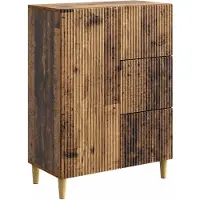vidaXL Credenza in legno riciclato 66 x 34,5 x 90 cm in materiale composito