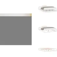vidaXL Letto in legno massiccio bianco 180x200 cm - Letti e strutture letto