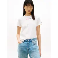Tommy Hilfiger Tjw Regular Essential T-shirt Ecru Taglia: M | Maglie Sportivi Outlet | Donna | Marrone
