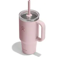 Hydroflask Travel Tumbler Clear Lid Bicchiere isolante (946 ml, fuchsia)