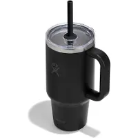 Hydroflask Travel Tumbler Clear Lid Bicchiere isolante (946 ml, nero)