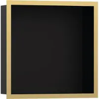 Hansgrohe XtraStoris Individual Niche murale noir mat avec cadre design 300x300x100 mm, 56098990, 56098990