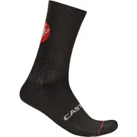 Castelli Entrata 18 Sock Calze da ciclismo (36-39, nero)