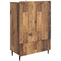 vidaXL Credenza in legno riciclato 66 x 34,5 x 97 cm in materiale derivato dal legno