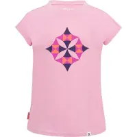 TROLLKIDS Girl's Sandefjord T Maglia merino Bambini (140, fuchsia)