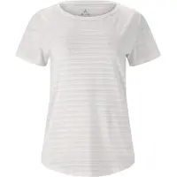 Whistler Women's Skylon Striped S/S Tee Maglia funzionale Donna (44, grigio/bianco)