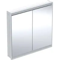 Geberit ONE armoire de toilette avec ComfortLight, 2 portes, montage encastré, 90x90x15cm, 505.803.00.2, 505.803.00.2