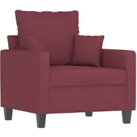 Syfax Poltrona Rosso Vino 60 cm in Tessuto