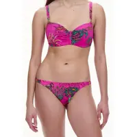 Chantelle Sw Bra Tshirt Half Cup Memory Pink Jungle Taglia: C80 | Bikini Outlet | Donna | Rosa