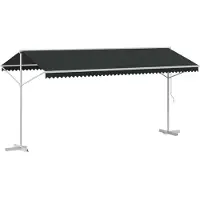 Syfax Tenda autoportante 5 x 3 m Poliestere Antracite