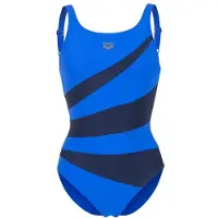 Arena Women's Swimsuit Isabella Wing Back Costume intero Donna (48, blu)