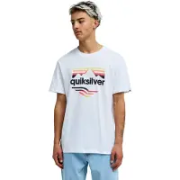 Quiksilver EV Horizon Fade S/S T-shirt Uomo (S, bianco)