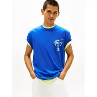 Tommy Hilfiger Regular City Sign Ss Tee Fizzy Blue Taglia: S | T-shirt stampate Outlet | Uomo | Blu