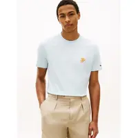 Tommy Hilfiger Script Monogram T-shirt Keepsake Blue Taglia: L | Magliette basic Outlet | Uomo | Blu