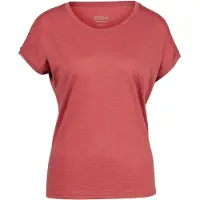 Stoic Women's Merino155 LaholmSt. Loose Shirt Maglia merino Donna (XXS, rosso)