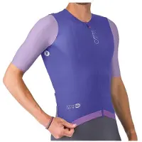 Castelli Corretto Jersey Maglietta da ciclismo Uomo (XXL, lilla)