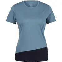 Stoic Women's Merino155 LaholmSt. Colorblock T-Shirt Maglia merino Donna (XL, blu)