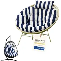 Blomster cuscino per sedia sospesa 100 cm impermeabile con cuscino aggiuntivo per giardino balcone cocoon