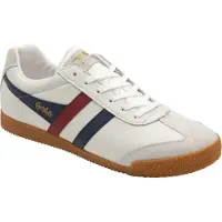 Gola Harrier Leather Sneaker Uomo (42, grigio)