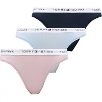 Tommy Hilfiger 3-pack Bikini Navy/breezy Orchid/sweet Blue Taglia: XS | Biancheria intima Outlet | Donna | Blu