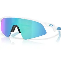 Oakley - Occhiali da sole - Resistor Sweep Polished White Prizm Sapphire - Bianco