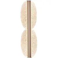 VIOKEF Applique a LED Evana color argento, altezza 40 cm Metallo