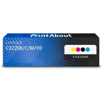 PrintAbout Toner compatibile Lexmark C3220K/C/M/Y0 - 4 colori Multipack