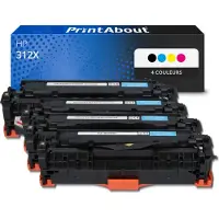 PrintAbout Toner compatibile HP 312X (CF380X) - Nero Alta capacità