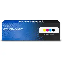 PrintAbout Toner compatibile Canon 075 BK/C/M/Y - 4 colori Multipack