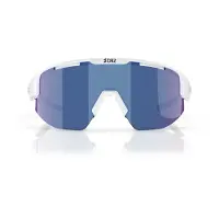 Bliz - Occhiali da sole versatili - Matrix Small Matt White Smoke W Blue Multi - Bianco