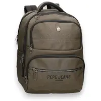 Pepe Jeans per uomo. PM1200014 Zaino verde Berwick (OSFA), Casual, Poliestere