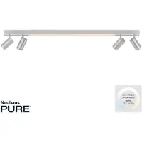 Pure Plafoniera LED Lines Spot, diamond, 120 cm, dimmerabile