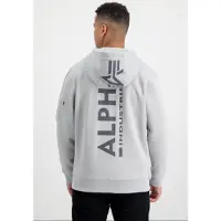Alpha industries Felpa Con Cappuccio Back Print