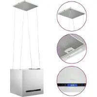 vidaXL -Cabina di comando con sensore tattile LCD 37 cm Edelstahl hängen