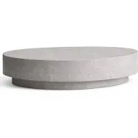 Casa Padrino Tavolino in cemento grigio 142 cm - Mobili per soggiorno e giardino