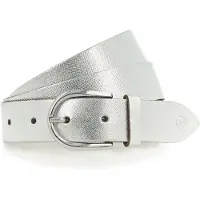 Tamaris Cintura di pelle argento - 75