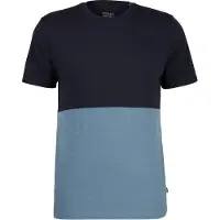 Stoic Merino155 LaholmSt. Colorblock T-Shirt Maglia merino Uomo (S, blu)