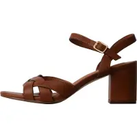 Poti Pati Sandalo 'Supermodische Sandalen mit Absatz' marrone