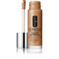 Clinique Beyond Perfecting, senza parabeni, finitura opaca, fondotinta liquido e correttore 2-in-1, 23, Zenzero, 30 ml