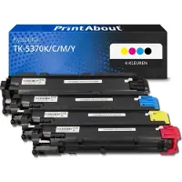 PrintAbout Toner compatibile Kyocera TK-5370K/C/M/Y - 4 colori Multipack