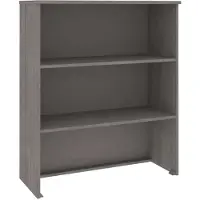 Syfax Piano Credenza HAMAR Grigio Chiaro 85x35x100 cm Legno di Pino