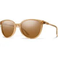 Smith - Occhiali da sole polarizzati - Cheetah Champagne Crystal ChromaPop Polarized Brown - Oro