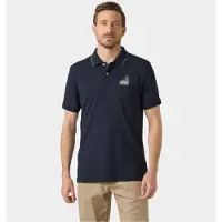 Helly Hansen per uomo. 34545 Polo Hp Figari marine (L), Casual, Poliamide, Manica corta, Navy
