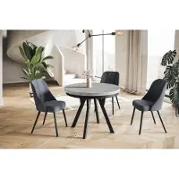 Alpi Möbel Tavolo da Pranzo Allungabile Evo, Costruzione Robusta, 100-200 cm, At