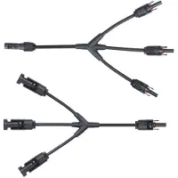 ORNO Cavi splitter solari 3XMC4 SAPRO per pannelli fotovoltaici (MC4 T da 1 a 3), coppia